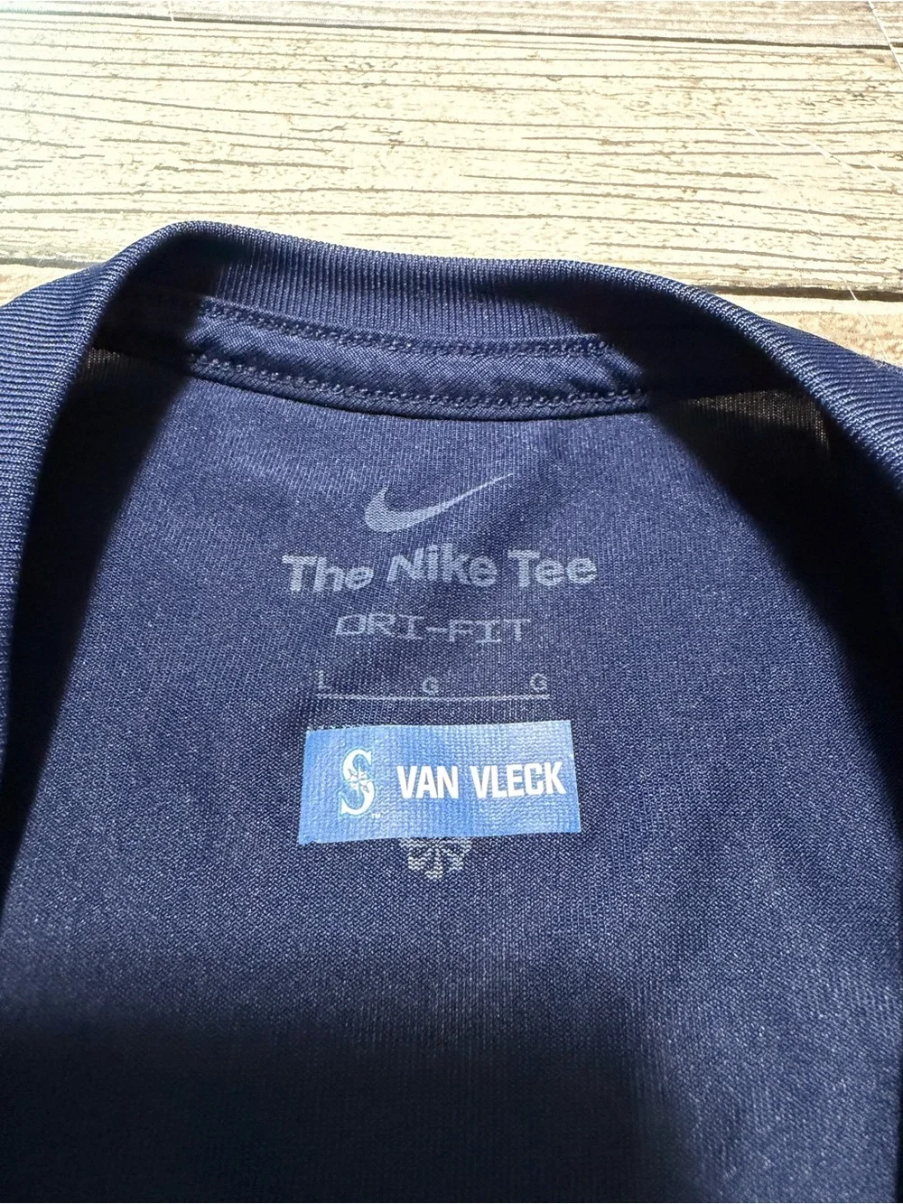 Nike Seattle Mariners Built For The Fall Post Season 2025 T Shirt Men’s L Blue